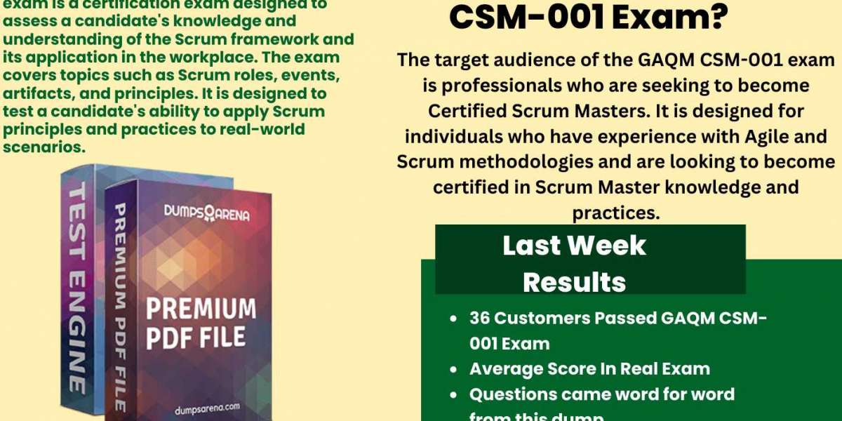 CSM-001 Exam Dumps - Prepare Inside a Quick Time
