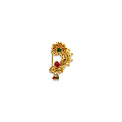 Gold plated Pearl Nose Ring Profile Picture